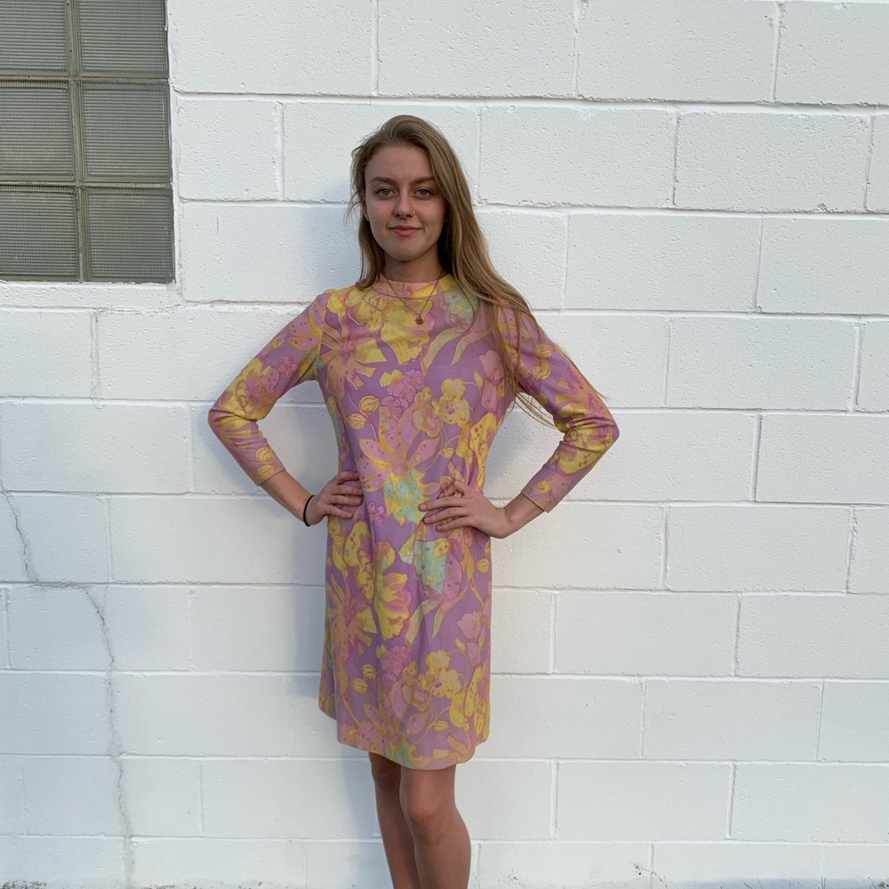 🌼60’s/70’s Flower Power Mod Dress🌼